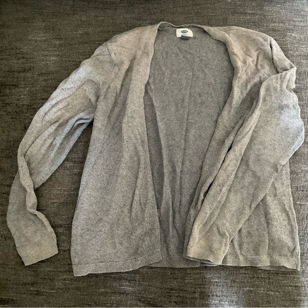 Old Navy Grey Cardigan (XL)